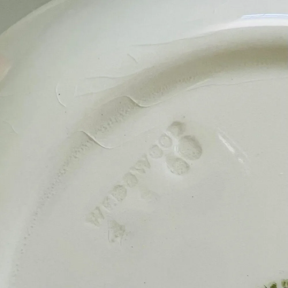WEDGWOOD Queensware Lavender Blue Cream Embossed Grapevine Fruit Bowls, Set of 2